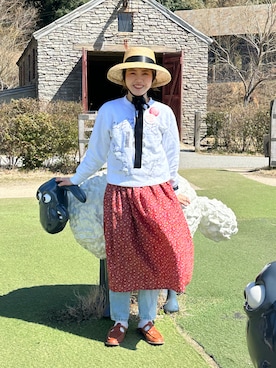 「IENA（イエナ）のアイテム」を使った、yukie.さん（レディース・155cm）の春コーディネート