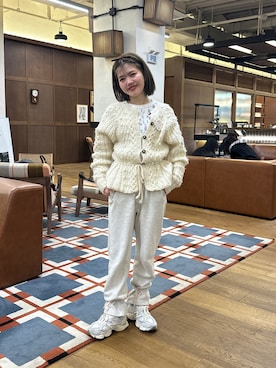 「yuni（ユニ　）のアイテム」を使った、yukie.さん（レディース・155cm）の冬コーディネート