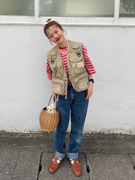 「ZARA（ザラ）のアイテム」を使った、yukie.さん（レディース・155cm）の夏コーディネート