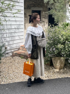 「BEAMS BOY（ビームスボーイ）のアイテム（トップス）」を使った、yukie.さん（レディース・155cm）の春コーディネート