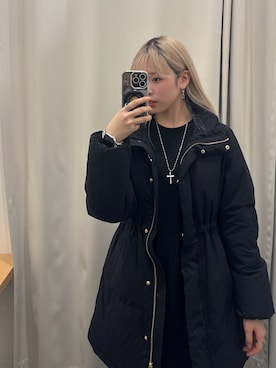 「アイテム（ワンピース）」を使った、ユウナさん（レディース・158cm）の秋コーディネート