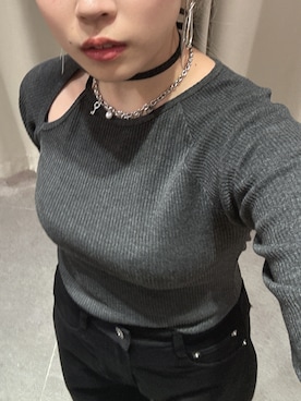 「アイテム（トップス）」を使った、ユウナさん（レディース・158cm）の夏コーディネート