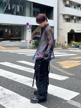 「PHILTHEORY（フィルセオリー）のアイテム」を使った、miyagi さん（メンズ・161cm）の夏コーディネート