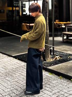 「低身長男子」｜miyagi さん（メンズ・161cm）の秋コーディネート