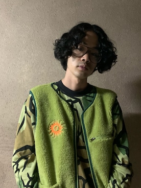 「アイテム（ベスト）」を使った、しんたにさん（メンズ・180cm）の秋コーディネート