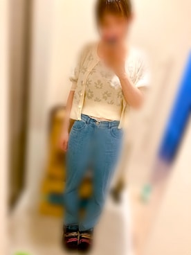 「one after another NICE CLAUP（ワンアフターアナザーナイスクラップ）のアイテム（アンサンブル）」を使った、kanakanaさん（レディース・162cm）の夏コーディネート