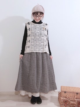 kakolatteさん（レディース・154cm）の春コーディネート