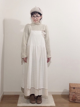 kakolatteさん(レディース・154cm)の冬コーディネート