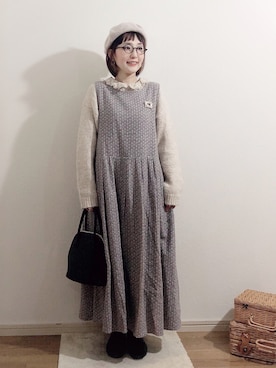 kakolatteさん（レディース・154cm）の冬コーディネート