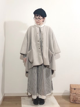 kakolatteさん（レディース・154cm）の冬コーディネート