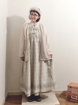 kakolatteさん（レディース・154cm）の冬コーディネート