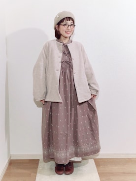 kakolatteさん（レディース・154cm）の冬コーディネート