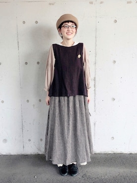 kakolatteさん（レディース・154cm）の秋コーディネート