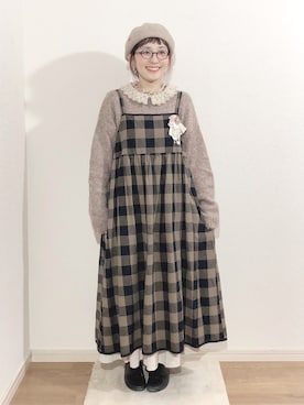 kakolatteさん（レディース・154cm）の冬コーディネート