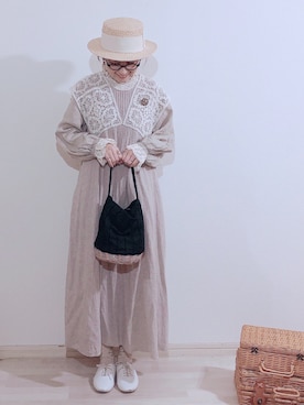 kakolatteさん（レディース・154cm）の春コーディネート