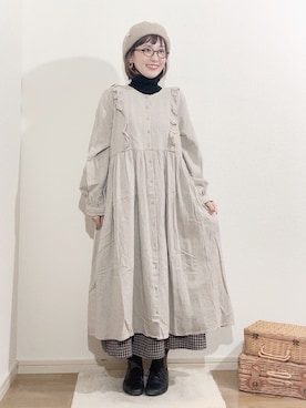 kakolatteさん（レディース・154cm）の冬コーディネート