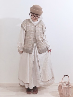 kakolatteさん（レディース・154cm）の冬コーディネート