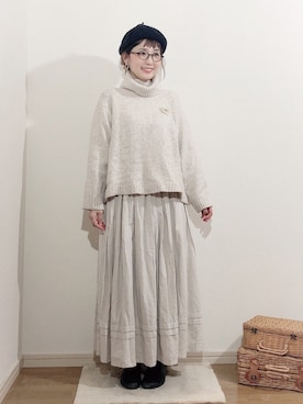 kakolatteさん（レディース・154cm）の冬コーディネート