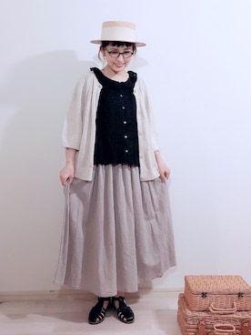 kakolatteさん（レディース・154cm）の夏コーディネート