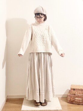 kakolatteさん（レディース・154cm）の秋コーディネート