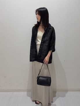 「select MOCA（セレクトモカ）のアイテム（バッグ）」を使った、umeさん（レディース・164cm）の夏コーディネート