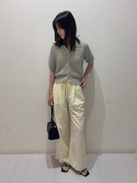 「select MOCA（セレクトモカ）のアイテム（その他パンツ）」を使った、umeさん（レディース・164cm）の夏コーディネート