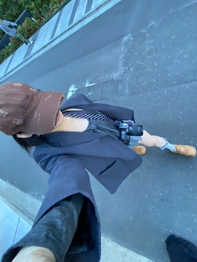 「アイテム（ネクタイ）」を使った、りんかさん（レディース・156cm）の秋コーディネート