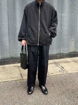 「アイテム（トートバッグ）」を使った、まーさん（メンズ・173cm）の秋コーディネート