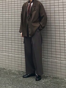 「stein」｜「アイテム（その他）」を使った、まーさん（メンズ・173cm）の秋コーディネート