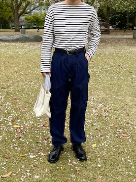 「ORCIVAL（オーシバル）のアイテム」を使った、まーさん（メンズ・173cm）の春コーディネート