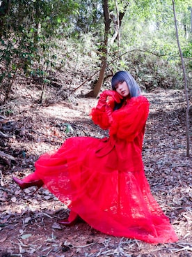 「coca（coca）（コカ）のアイテム（スカート）」を使った、咲絢さん（レディース・159cm）の春コーディネート