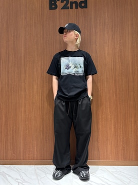 「アイテム（チノパンツ）」を使った、yoさん（メンズ・167cm）の夏コーディネート