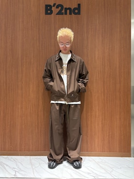 「アイテム（その他アウター）」を使った、yoさん（メンズ・167cm）の夏コーディネート