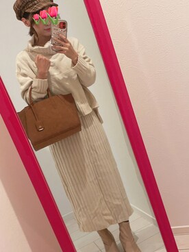 「GRL」｜「アイテム（キャスケット）」を使った、ゆちゃまま🐰💞さん（レディース・152cm）の秋コーディネート