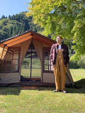 「FREAK'S STORE（フリークスストア）のアイテム（オールインワン・サロペット）」を使った、naokickさん（メンズ・172cm）の秋コーディネート