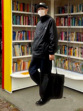 「patagonia」｜「アイテム（マウンテンパーカー）」を使った、ポキB@ユニクロ勉強家(相互)さん（メンズ・166cm）の秋コーディネート