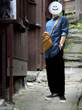 ポキB@ユニクロ勉強家(相互)さん（メンズ・166cm）の夏コーディネート