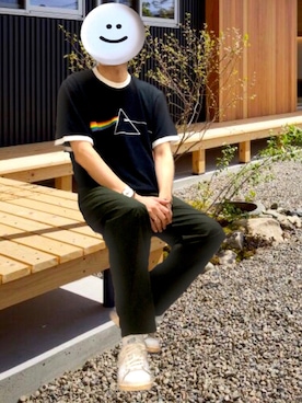 「phiten（ファイテン）のアイテム」を使った、ポキB@ユニクロ勉強家(相互)さん（メンズ・166cm）の夏コーディネート