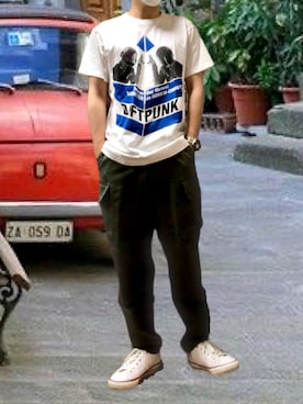 ポキB@ユニクロ勉強家(相互)さん（メンズ・166cm）の夏コーディネート