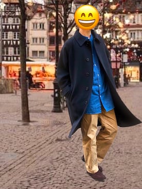 ポキB@ユニクロ勉強家(相互)さん（メンズ・166cm）の秋コーディネート