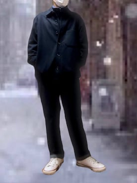 ポキB@ユニクロ勉強家(相互)さん（メンズ・166cm）の冬コーディネート