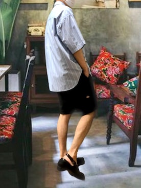 ポキB@ユニクロ勉強家(相互)さん（メンズ・166cm）の夏コーディネート