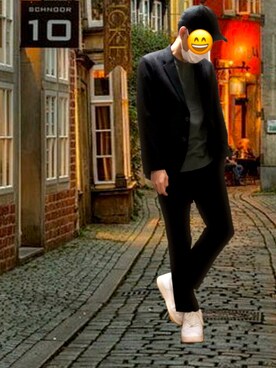 ポキB@ユニクロ勉強家(相互)さん（メンズ・166cm）の夏コーディネート