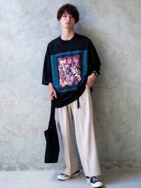 あすさん(メンズ・176cm)の春コーディネート