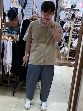 「adidas（アディダス）のアイテム（アナログ腕時計）」を使った、しげさん（メンズ・170cm）の秋コーディネート