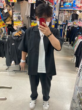 「adidas（アディダス）のアイテム（アナログ腕時計）」を使った、しげさん（メンズ・170cm）の夏コーディネート