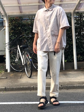 「Teva（テバ）の【TEVA / テバ】 HURRICANE XLT2/ハリケーン（サンダル、ブラック系）」を使った、ひさん（メンズ・175cm）の秋コーディネート