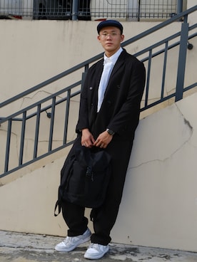 「西裝外套」｜KaiMingさん（メンズ・180cm）の秋コーディネート