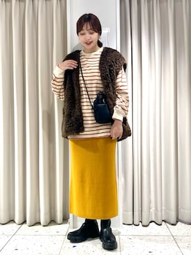 「スニーカーブーツ」｜「アイテム（ジャケット/アウター）」を使った、marina  さん（レディース・162cm）の秋コーディネート