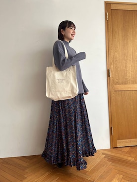 「高見え」｜「アイテム（モカシン/デッキシューズ）」を使った、marina  さん（レディース・162cm）の秋コーディネート
